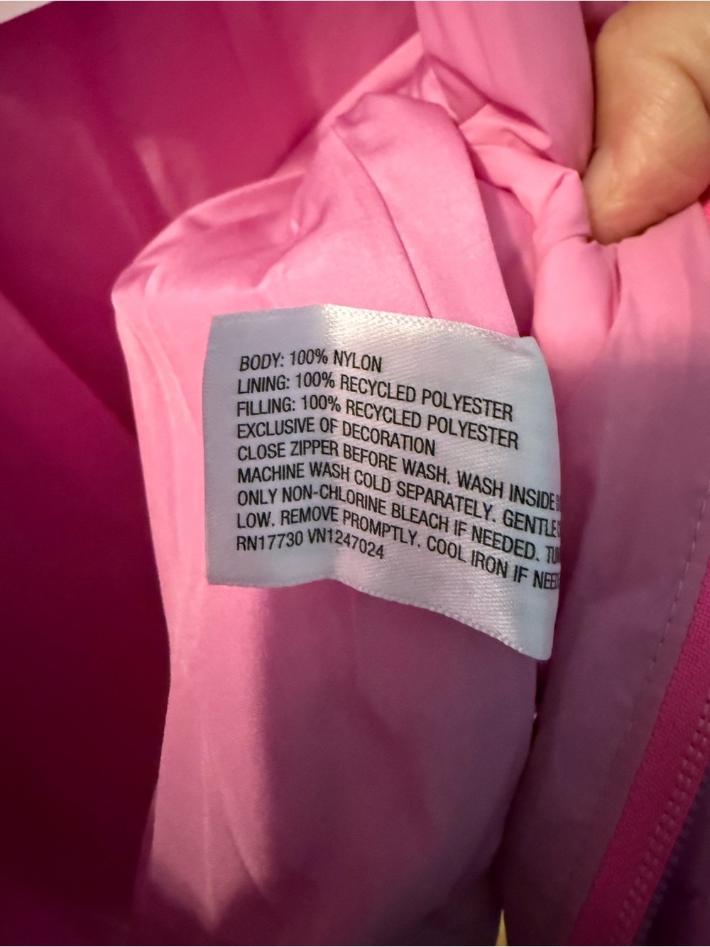 Women's Oversized Quilted Puffer
Jacket - JoyLab Size Small Pink - Picture 12 of 15